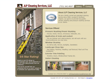 Tablet Screenshot of jlpcleaningservices.com